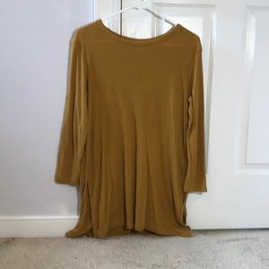 Old Navy mustard yellow shirt